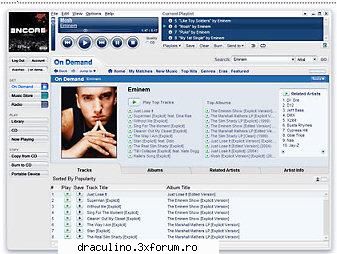it includes such features as cd quality mp3 encoding, seamlessly integrated cd burning, on-line